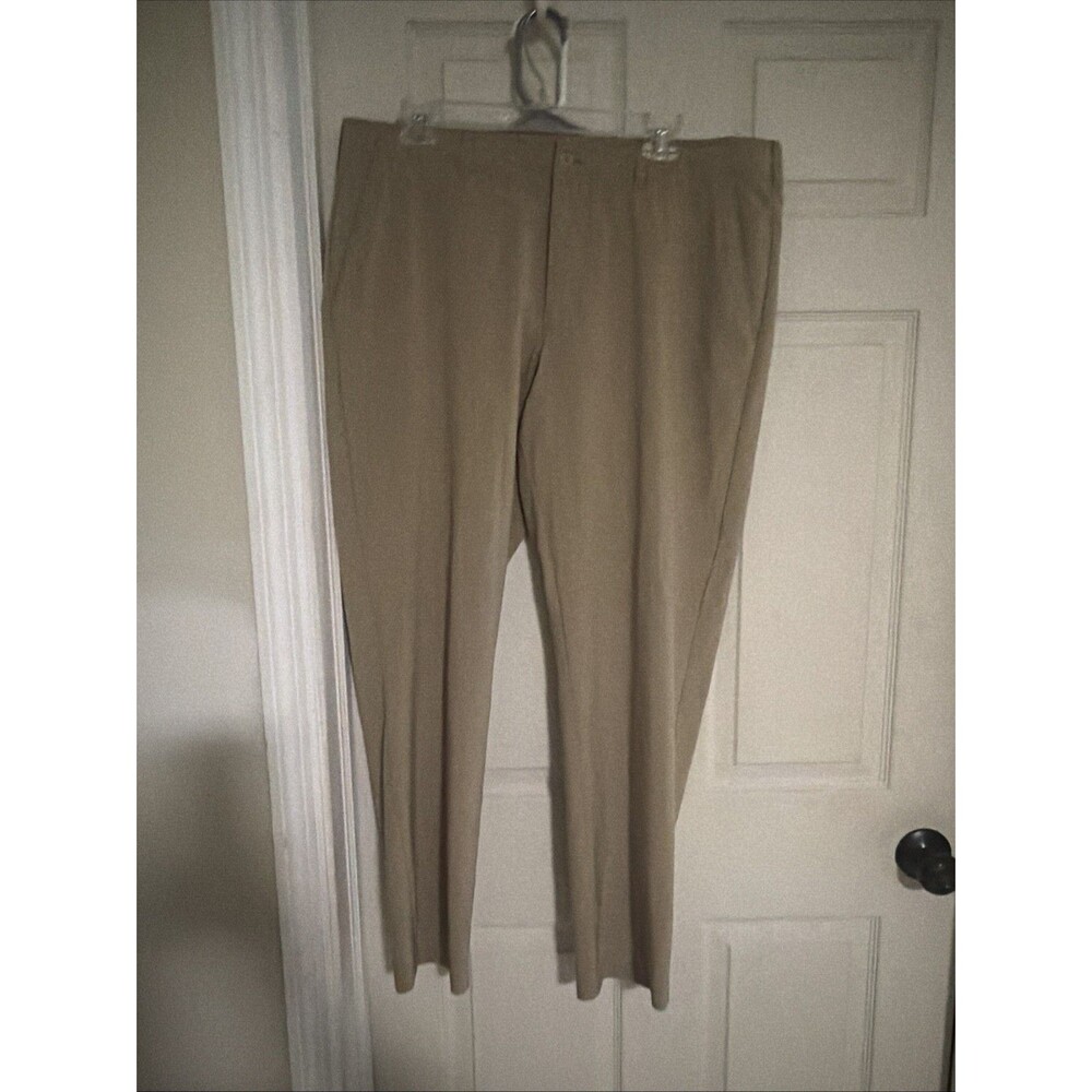 Ben Hogan Mens Performance Pants Stretch Fabric 38x30 Khaki Tan Color
